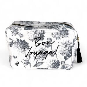 Lollia Bon Voyage! Cosmetic Bag Zipper Makeup Pouch Floral Print